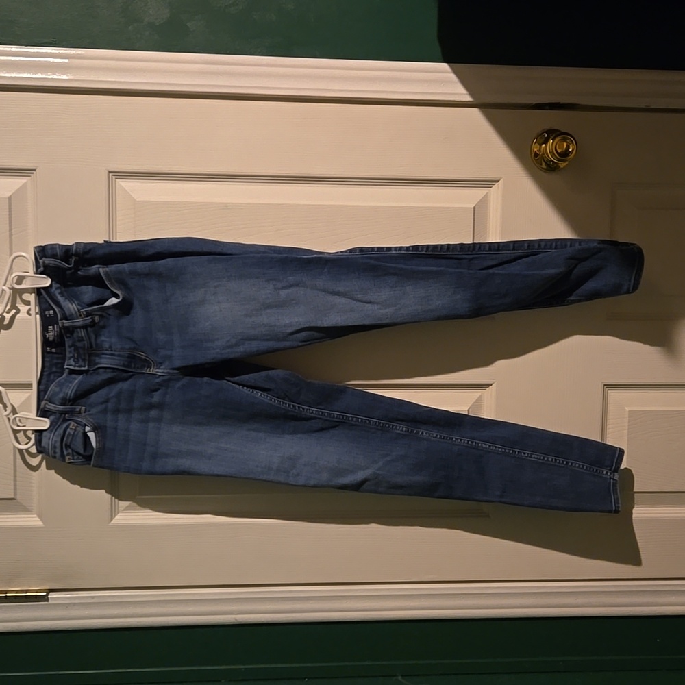 Hollister womens 7R jeans mid rise super skinny